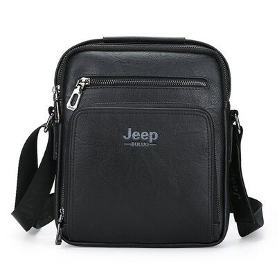 

Jeep Brand Man Leather Bag High Quality Business Briefcase Tote Bags Male Cow Split Leather Handbag Messenger Bag For Men 6001