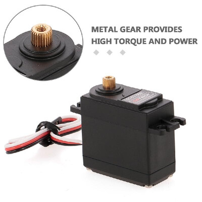 

GOTECK GS-5515MG Metal Gear High Torque 15KG Analog Servo Double Ball Bearing for RC Car Helicopter Boat Robot