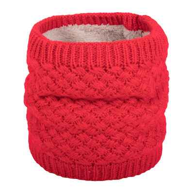 

Unisex Winter Men Women Faux Fur Scarf Fleece Thicken Neckerchief Knit Neck Warmer Circle Loop Scarves