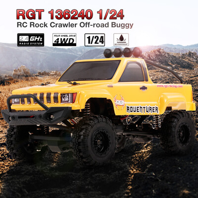 

RGT 136240 124 24G 4WD 15KMH RC Rock Crawler Off-road Buggy Car Kids Toy
