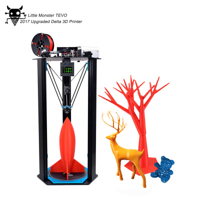 

TEVO Little Monster KOSSEL Delta 3D Printer DIY Kit Large Printing Size D340 H500mm Adopt for Smoothieware MKS TFT28 Touch Scre