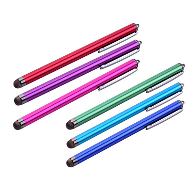 

135cm 53in Universal Capacitive Stylus Pens for TouchScreens Cellphone Tablet with Fiber Tips Bundle of 6pcs 6Silver