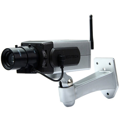 

Battery Powered Practical Economic Dummy CCTV Security Camera with Activation Light