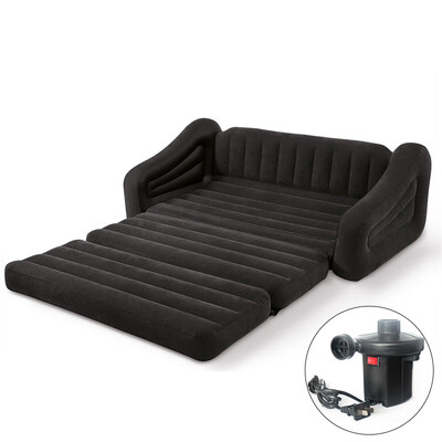 

INTEX double inflatable sofa home folding inflatable bed dual-use air bed multi-person lounge chair couple leisure lazy sofa chair 68566