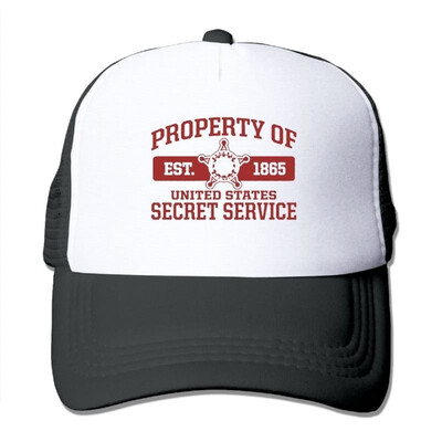 

Property of United States Secret Service 1865 Summer Sun Protection Mesh Cap Baseball Hat Cap Adjustable