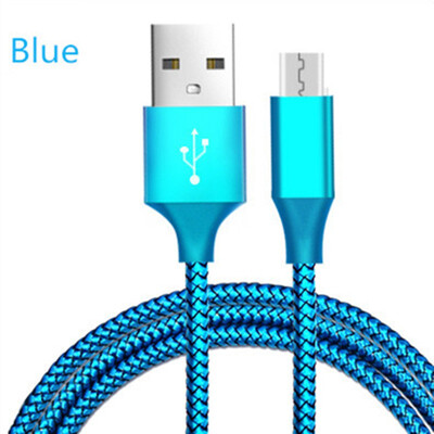 

Mobile Phone Cables Cheap Android Micro USB Nylon Braided Data Cord Cable Fast Charging Fabric Cable