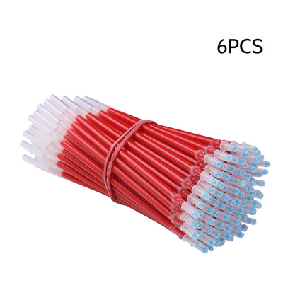 

100Pcs School Office Bullet Full Needle Neutral Pen Refills Red Gel Pen Refill Replacement