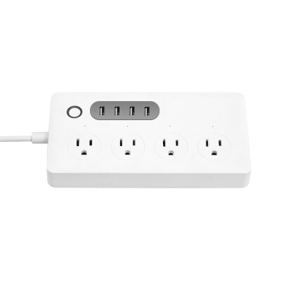 

WiFi Smart Power Strip Socket Compatible with Amazon Alexa Google Home Voice Control Multi-Plug Timer Switch Power Strip Outlet wi