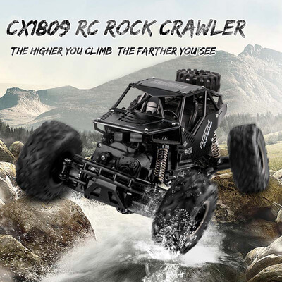 

CX1809 RC Car 116 4WD Dual Motor RC Rock Crawler Off-road Climbing Car Christmas Gift for Boys Kids Toy