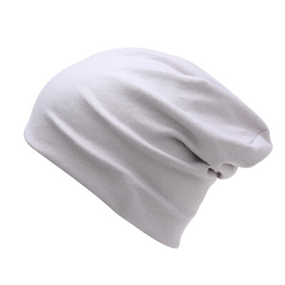 

NUZADA Knitted Caps Spring Winter Autumn Men Women Skullies Beanies Double Material Cap Solid Color Simple Bonnet Hat