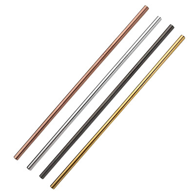 

Useful Reusable 304 Stainless Steel Straw Milk Tea Straws with Brush Party Drinking Accessories