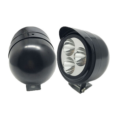 

Motorcycle Headlight LED 12v 9w 6000K super Bright spotlights Motorbike Night auxiliary Driving Lamp moto headlights work lights