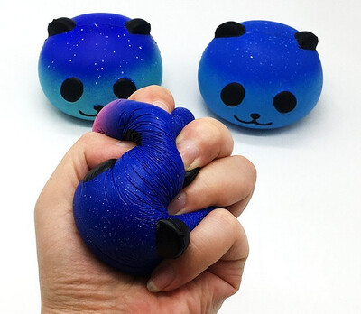 

Squishy Slow Rebound Simulation Teddy Bear Star Panda Head Stress Relief Toy
