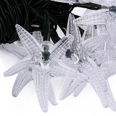 

WTL - HX 30 Starfish Shape Solar LED Decorative Lamps String Light for Christmas Festival