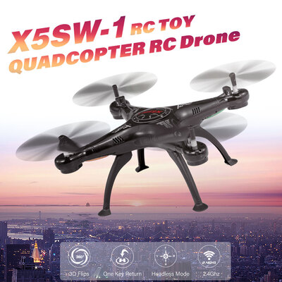 

X5SW-1 24GHz 720P Camera One Key Return RC Drone Quadcopter RC Toy RTF for Kids Beginners
