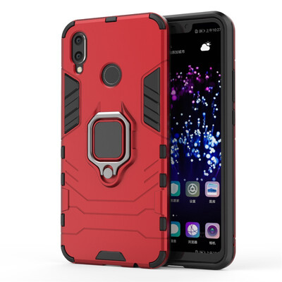 

Fecoprior Car Holder Stand Case For Huawei P Smart Plus Back Cover Magnetic Bracket Finger Ring Celulars
