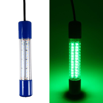 

12V 12W 72 LEDs Underwater Night Fishing Light Submersible LED Lamp Bait Squid Fish Attracting Light Fish Finder Light with 55M C