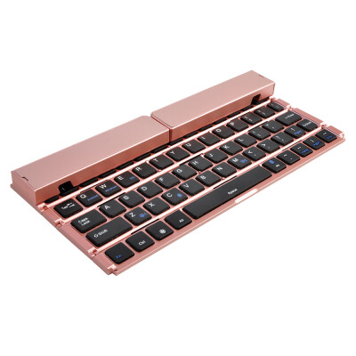 

BK808 Mini Portable Folding Keyboard Dual Channel Foldable Keyboard for IOS Android Windows