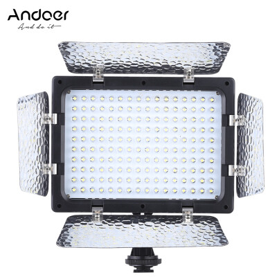 

Andoer W160 Video Photography Light Lamp Panel 6000K 160 LEDs for Canon Nikon Pentax Sony Alpha Olympus Fujifilm DSLR Camera DV