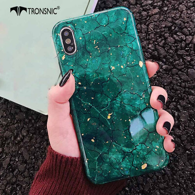 

TRONSNIC Glitter Phone Case for iPhone 6 6s Plus Green Purple Case Gold Foil Red Luxury Cover Fashion