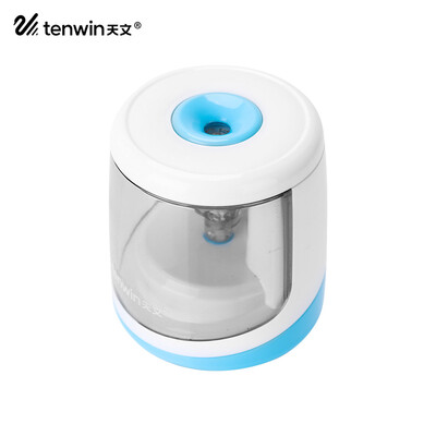 

tenwin Portable Electric Pencil Sharpener Battery Operated Fast Sharpen Auto Stop Stationery Gift for Home Office School Students