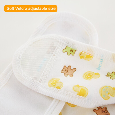 

2 stuks Baby navelstreng baby riem met katoenen luier knoppen kan de grootte zachte en comfortabele Elastische