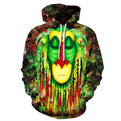 

Men Horror Clown Autumn Drawstring 3D Printed Hoodies Men Women Couple Hoodies 3D Print Hoody Casual