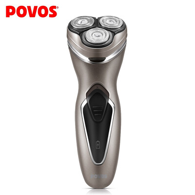 

POVOS PQ7000 3D Triple Floating Blades Rechargeable Electric Shaver Shaving Razor Face Care Beard Trimmer