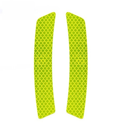 

For Bmw All Cars Car Wheel Rim Eyebrow Reflective Warning Strip Stickers Safety Warning Light Reflector Protective Sticker 2pcs