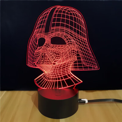 

Shining Td054 Star Wars Darth Vader Shape 3D LED Lamp