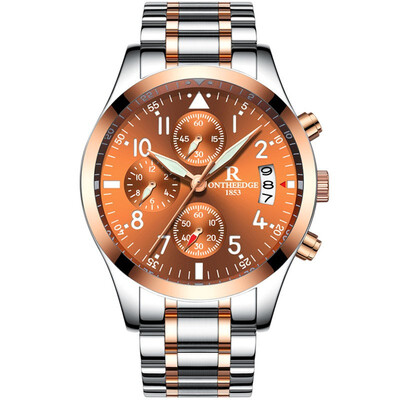 

Ultrathin Waterproof Steel Strip Quartz Male Wrist Watch Man Student Fashion Watch