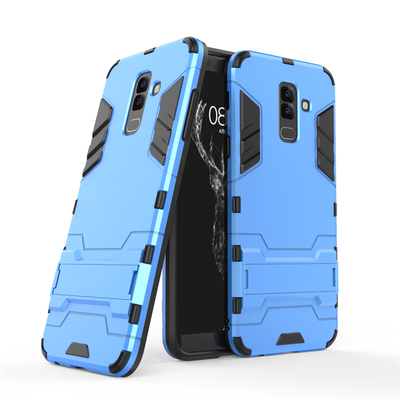 

Goowiiz Phone Case For Samsung Galaxy A6A6 PlusA8 StarA9 StarJ2 Pro 2018 Armor PCTPU Silicone Hard Bracket Double Protection