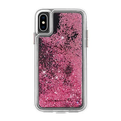 

CASE-MATE Apple iPhone XS 58-inch mobile phone case transparent fashion female quicksand liquid swimming cover gold