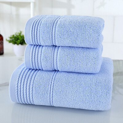 

NeillieN Cotton towel bath towel three sets adult gift towel loop towel faceclothwashcloth washragturkish towel
