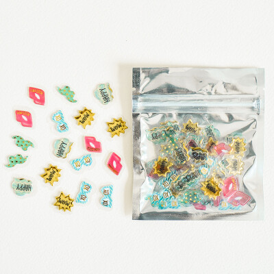 

100pcspack PVC 3D Japanese Cute Stickers Scrapbooking Journal Decorative Small Cafe Fruite Cat Stickers Flakes
