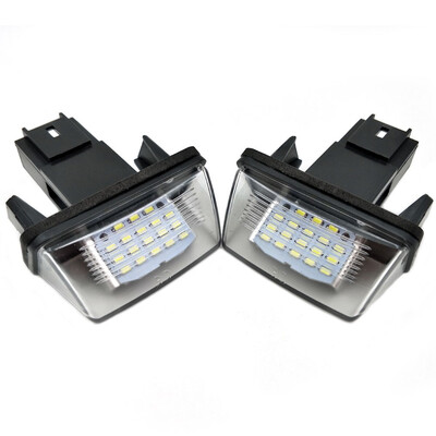 

2Pcs 6000k 3528SMD License Plate Lights Lamps for Citroen C3 C4 C5 Berlingo XSARA Peugeot 206 207 407 307 308 5008 Partner