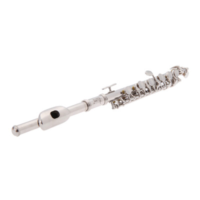 

Piccolo Ottavino Half-size Flute Plated C Key Cupronickel with Cleaning Cloth Screwdriver Padded Box