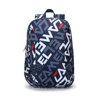 

Camel CAMEL backpack leisure travel bag Korean fashion trend backpack high school junior high school student bag C9S3C3616 ink blue printing code 372511cm