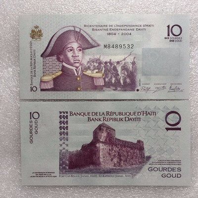 

Haiti 10 Banknote 2004