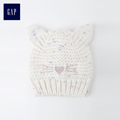 

GAP flagship store baby girl child warm knit wool hat winter clothing child ear protection round hat 304837 color  M