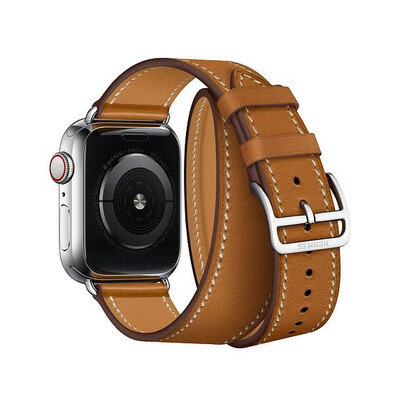 

Series 4321 Genuine Leather Loop Long Double Tour Watch Band for Apple Watch 3842mm40mm 44mm Cuff Bracelet straps