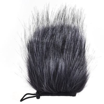 

EY-M24 Furry Outdoor Microphone Windscreen Artificial Fur Muff Wind Cover 9cm5cm  D for Rode Stereo VideoMic Pro&More Gr