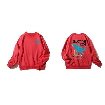 

Winter 5 Color Round Neck Long Sleeve Velvet Warm Sweatshirts Women Korean style Loose Hoodies Female Casual Coat