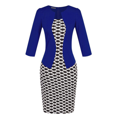 

Autumn&winter fake two-piece professional womens bag hip pencil dress to send belt