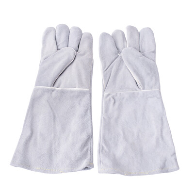 

Fuxing FX558 long section leather welding gloves 40cm welder gloves high temperature insulation gloves wear gloves protective gloves