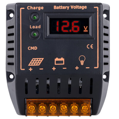 

10A 12V24V LCD Display Solar Charge Controller Auto Regulator Solar Panel Battery System Overcharge Protection