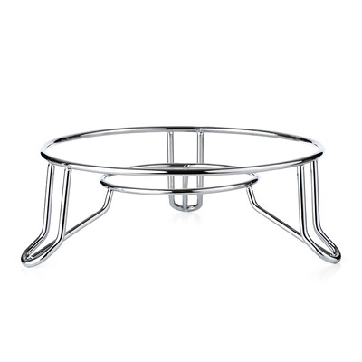 

Fashion Kitchen Chrome-Plated Pot Rack Shelf Steamer Rack Insulation Pot Holder