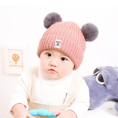 

Lovely Childrens Knitted Wool Hat Cute Warm-Keeping Baby Bonnet Girls Boys Winter Soft Comfortable Beanie Cap