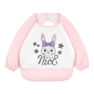 

Small Harlan children eat bib waterproof burqin bib mouth baby super soft anti-dressing baby food rice pocket nice rabbit  code 110cm suitable for 3-5 years old