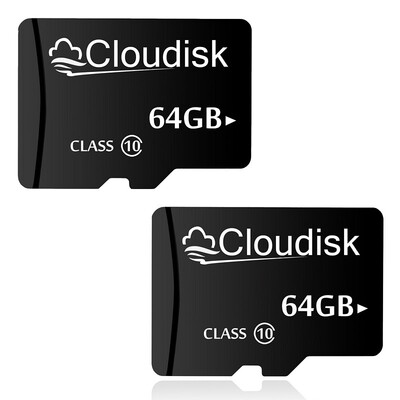 

2pack Cloudisk Micro SD Card 64GB Memory Card MicroSD 64 GB